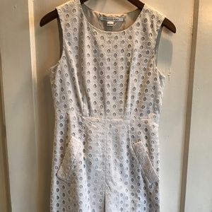 Diane Von Furstenberg Eyelet Lace Dress sz 4